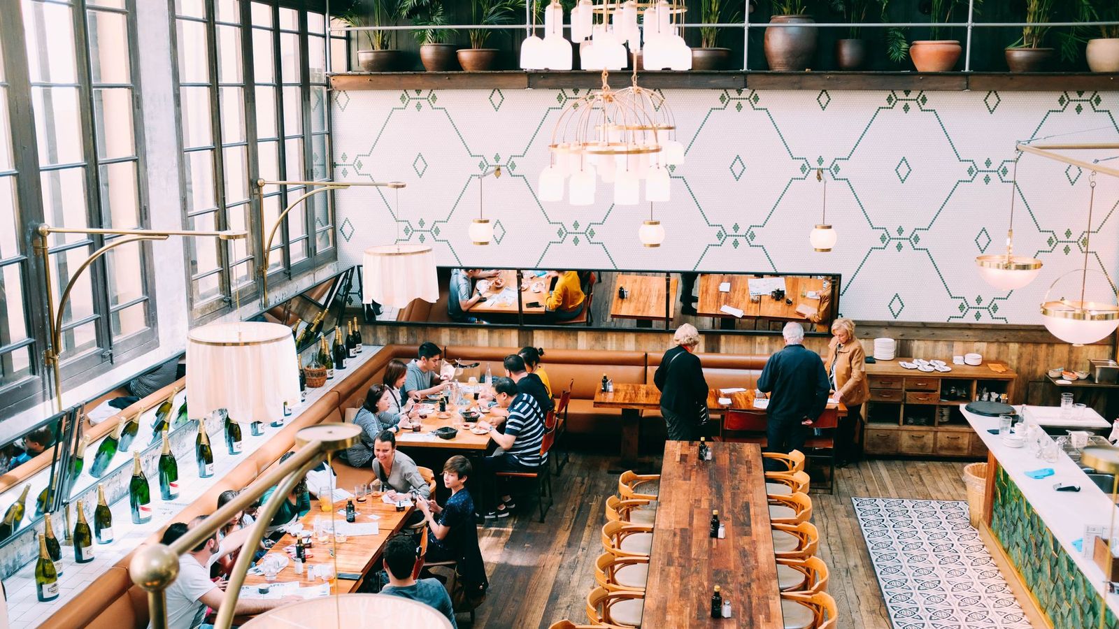 Wnętrze restauracji Weranda